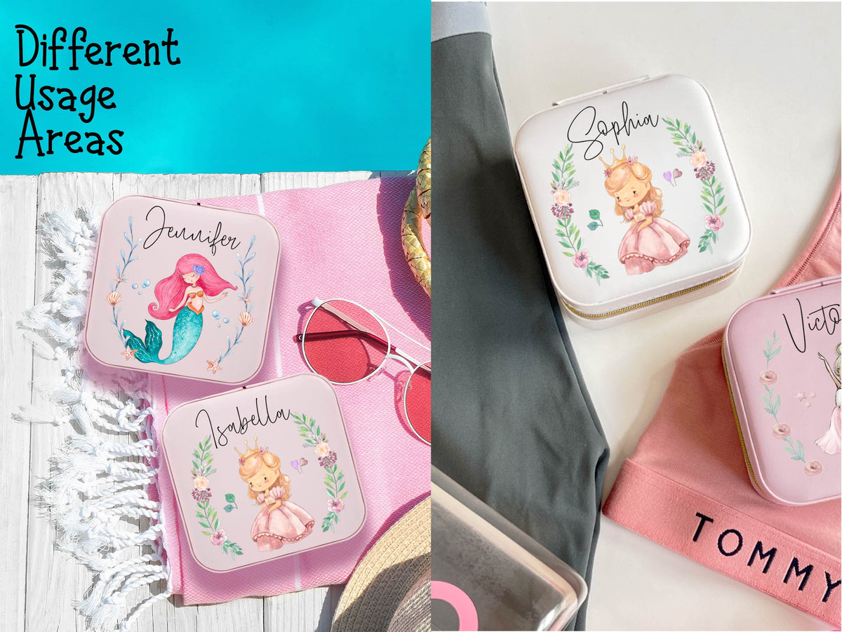 Personalized Unicorn Jewelry Box: Travel-Friendly Keepsake Organizer