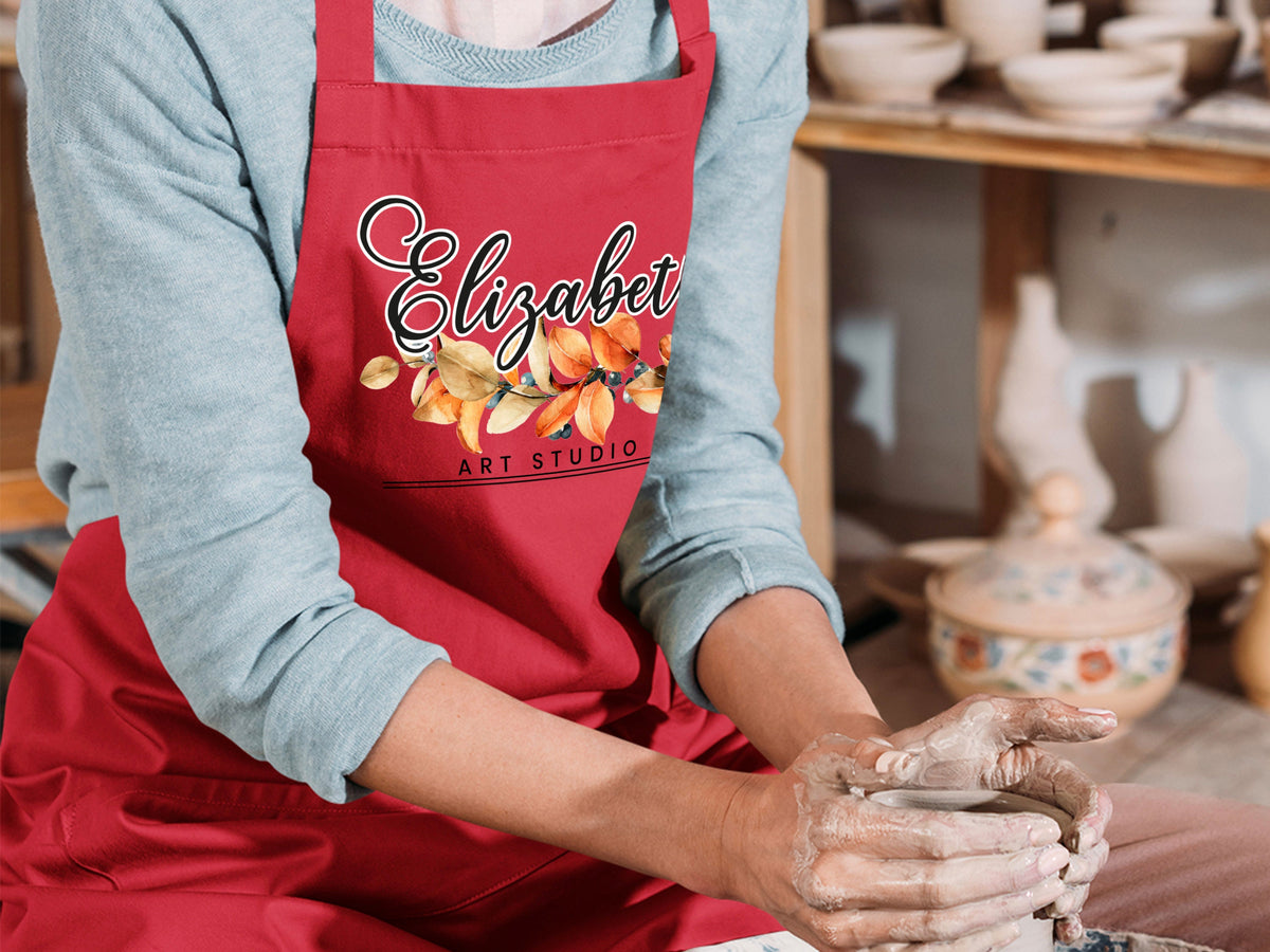 Personalized Apron for Women Gifts, Custom Family Apron Cooking Gift for Mothers Gifts, Customized Aprons for Kitchen Gifts for Mom Gifts