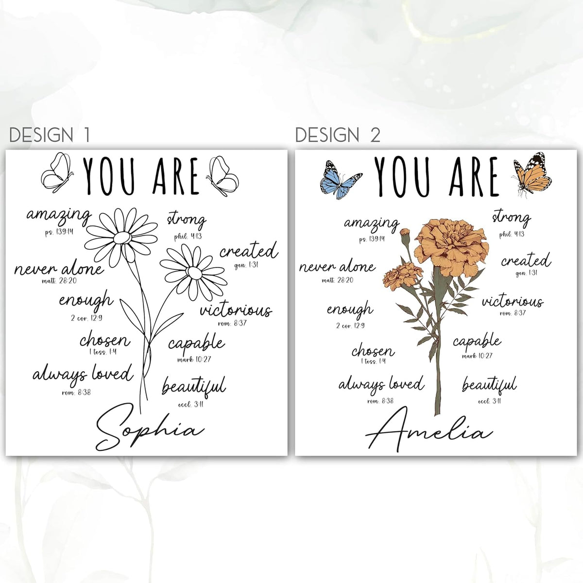 Zexpa Apparel Personalized Flower Pot for Grandma, Mom or Nana, Custom Birth Month Flower Planter with Names, Unique, Mother’s Day, Birthday or Holiday Present, Ceramic Pot