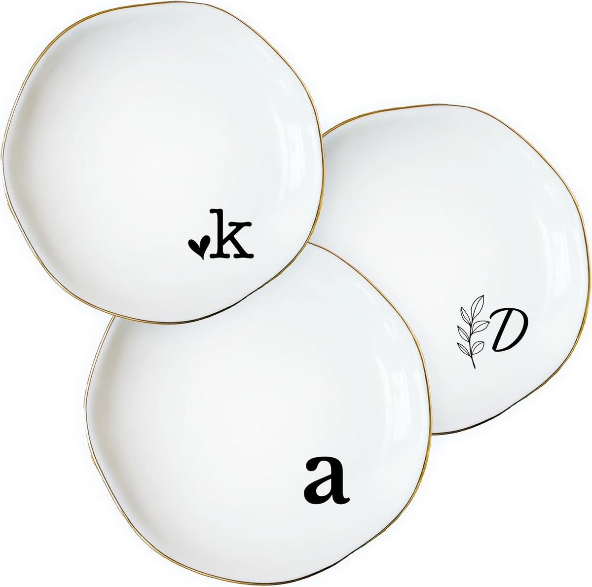 Personalized Ring Dish with Name, Custom Jewelry Tray Gift for Women, Bridesmaids, Mom, Grandma, or Best Friends