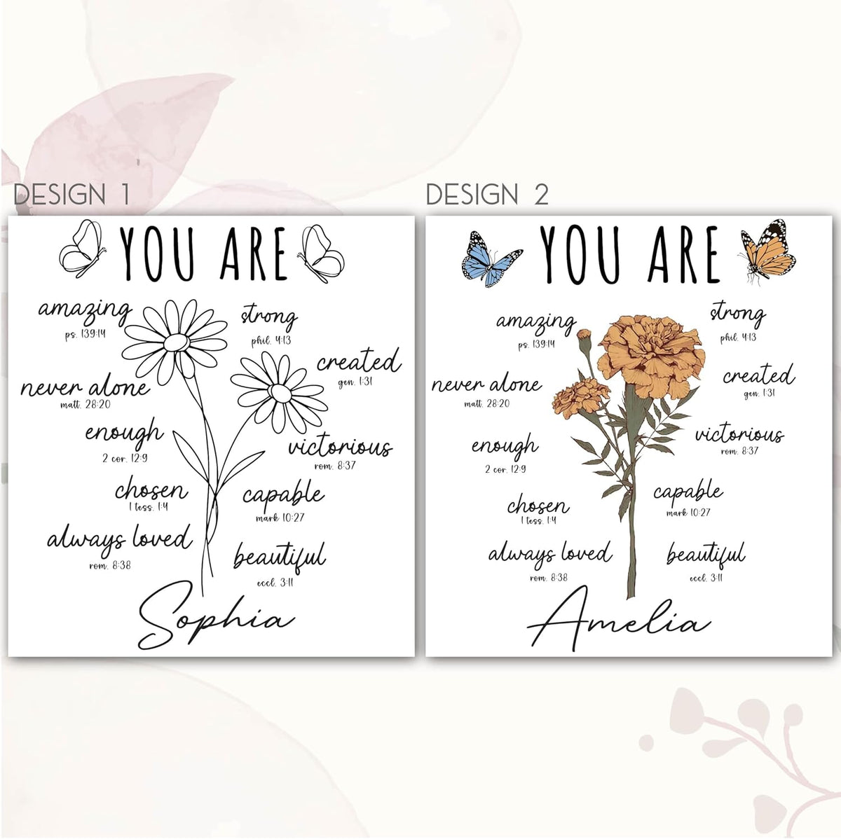 Personalized Grandma Gift - Custom Flower Pot with Names - Ceramic Planter Gift for Mom, Grandma's Garden for Grandma
