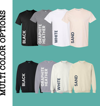Double-Sided Feminist T-Shirt - They Burned Women, Not Witches Tee - Empowering Message for Women’s Rights - Unique Graphic Tee Gift for Feminists and Activists - Multi Colors