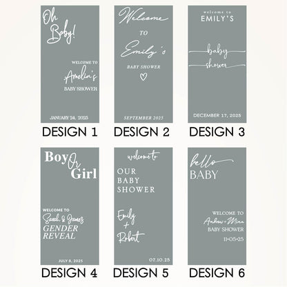 Personalized Welcome to Our Wedding Mirror Sign Decal DIY - Customized Bride and Groom Names - Lettering Elegant Happily Ever After Party Vinyl Sticker Wall Reception Decor