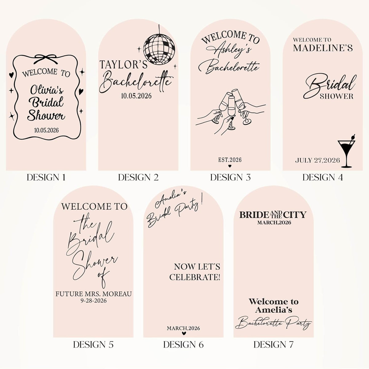 Personalized DIY Wedding Mirror Welcome Sign Decal - Custom Vinyl Sticker with Bride & Groom Names - Elegant Lettering for Bridal Shower, Reception Wall Decor, Event Signage