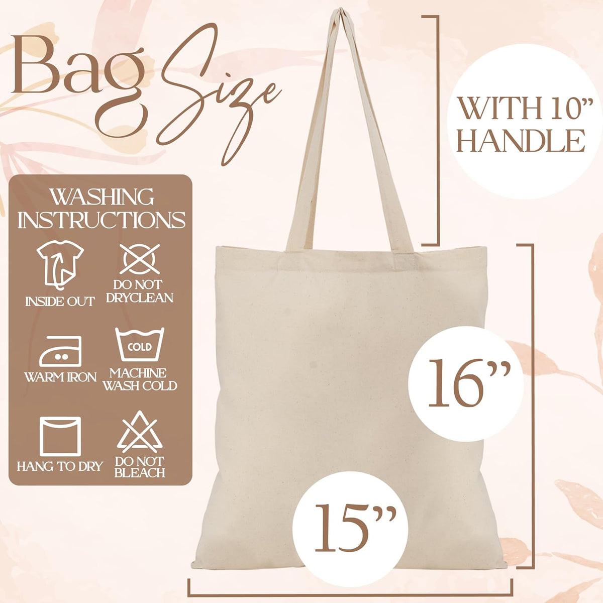 Personalized Retired Tote Bag with Name & Year - Custom Floral Canvas Shoulder Bag Gift for Retired Women, Teachers, Nurses, Coworkers - Retirement Party Favor, Funny Daily Use Bag 15x16 Inch
