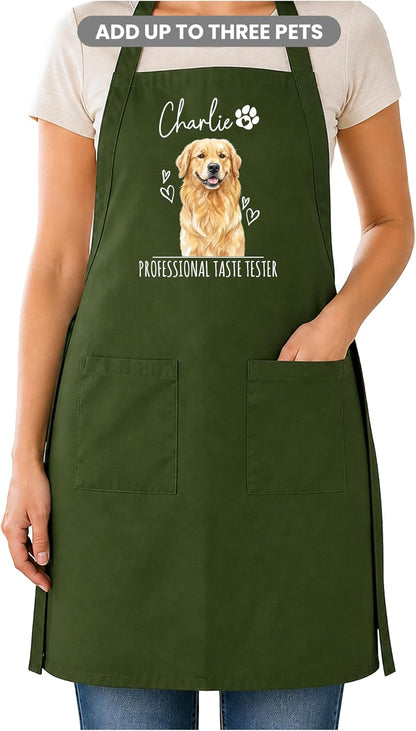 Zexpa Apparel Personalized Bakery Apron for Women with Custom Name and Logo Design, Adjustable Baking Apron