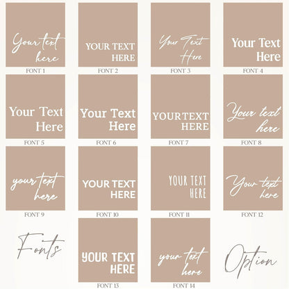 Personalized Welcome to Our Wedding Mirror Sign Decal DIY - Customized Bride and Groom Names - Lettering Elegant Happily Ever After Party Vinyl Sticker Wall Reception Decor