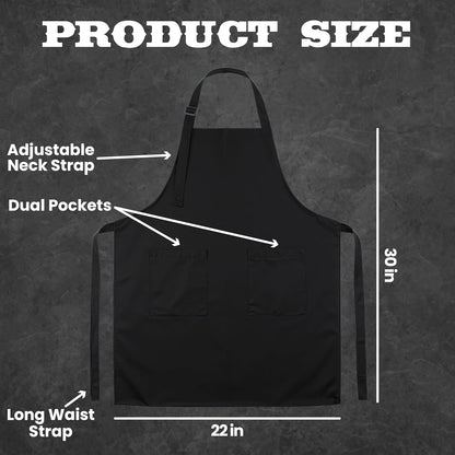 Father’s Day BBQ Apron for Dad – Personalized Grill Master Apron with Name & Year – Custom Cooking Apron for Men, Husband, Grandpa – Funny Backyard Barbecue Gift for Pitmaster & Outdoor Grilling
