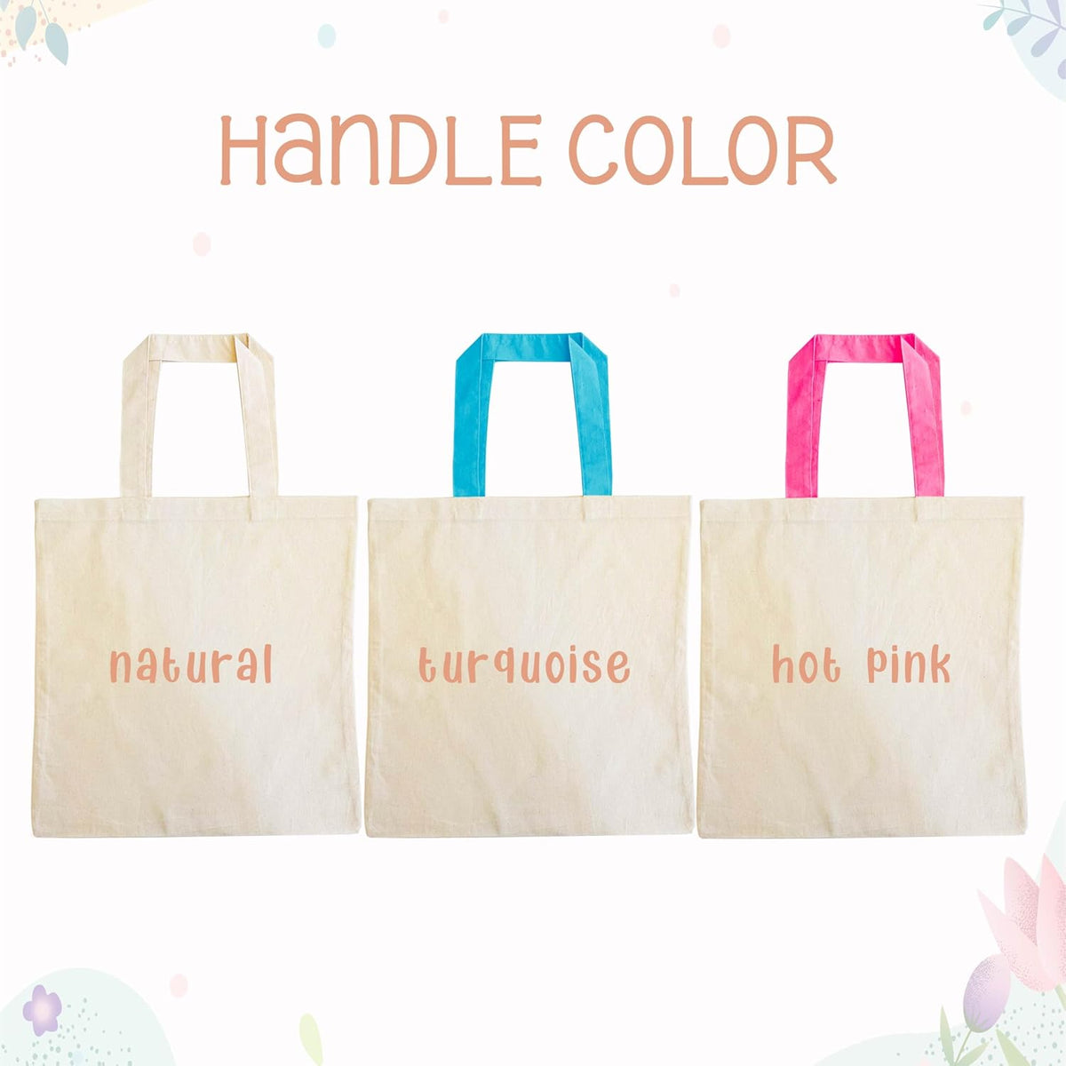 Easter Tote Bag Personalized, Easter Basket Alternative with Name, Delivery For Custom Name Bunny Bag, Kids Egg Hunt Tote, Spring Gift Bag for School Party, Reusable Tote