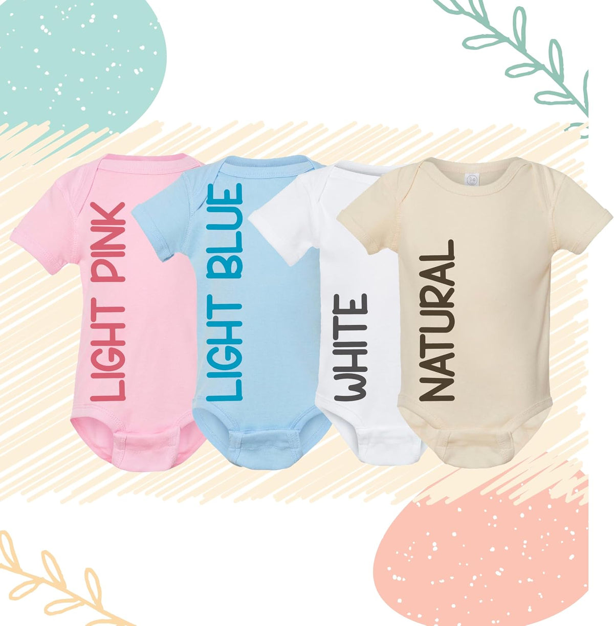 Personalized Easter Baby Bodysuit with Name, Custom Bunny Newborn Outfit