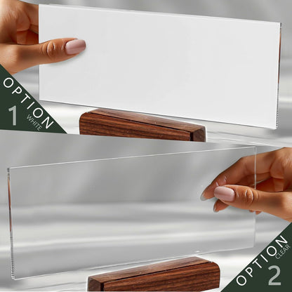 Personalized Teacher Nameplate with Name, Custom Acrylic Desk Decor Gift