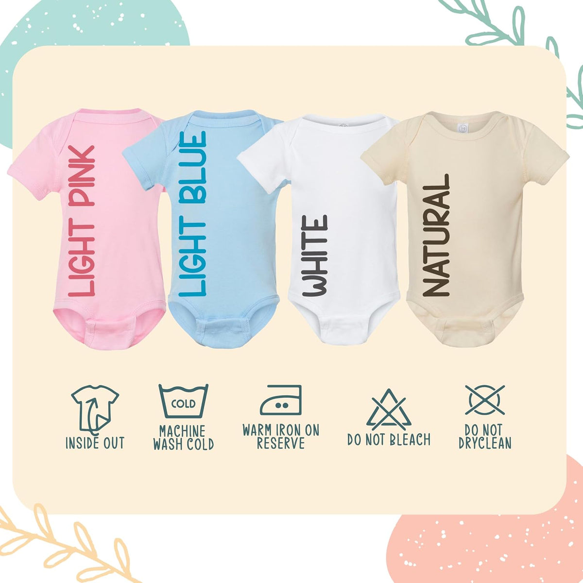 Zexpa Apparel Personalized My First Easter Baby Bodysuit with Name - Custom Easter Outfit Gift for Baby Girl or Boy - Customized Bunny Infant Romper for Newborn and 6, 12, 18, 24 Months