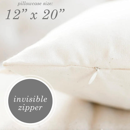 Personalized Zip Code Lumbar Pillow Case, Custom City and State Home Gift