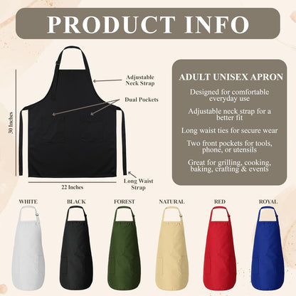 Zexpa Apparel Personalized Bakery Apron for Women with Custom Name and Logo Design, Adjustable Baking Apron
