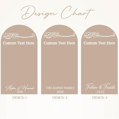 Personalized DIY Wedding Mirror Welcome Sign Decal - Custom Vinyl Sticker with Bride & Groom Names - Elegant Lettering for Bridal Shower, Reception Wall Decor, Event Signage
