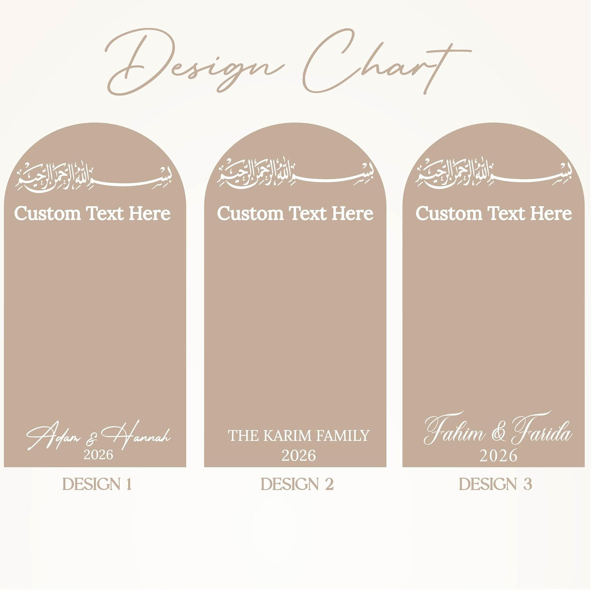 Personalized Welcome to Our Wedding Mirror Sign Decal DIY - Customized Bride and Groom Names - Lettering Elegant Happily Ever After Party Vinyl Sticker Wall Reception Decor