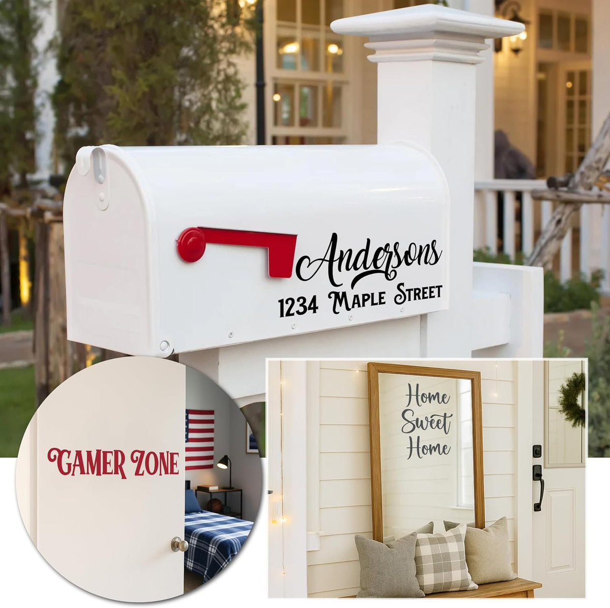 Personalized Name Wall Decal for Kids Room or Nursery – Custom Vinyl Sticker for Baby Room Walls, Mirrors, Metal & Hard Surfaces – Cute Custom Name Decor for Baby Shower or Birthday Gift