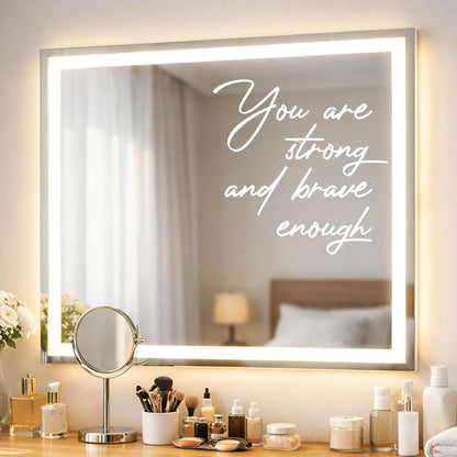 Personalized DIY Wedding Mirror Welcome Sign Decal - Custom Vinyl Sticker with Bride & Groom Names - Elegant Lettering for Bridal Shower, Reception Wall Decor, Event Signage