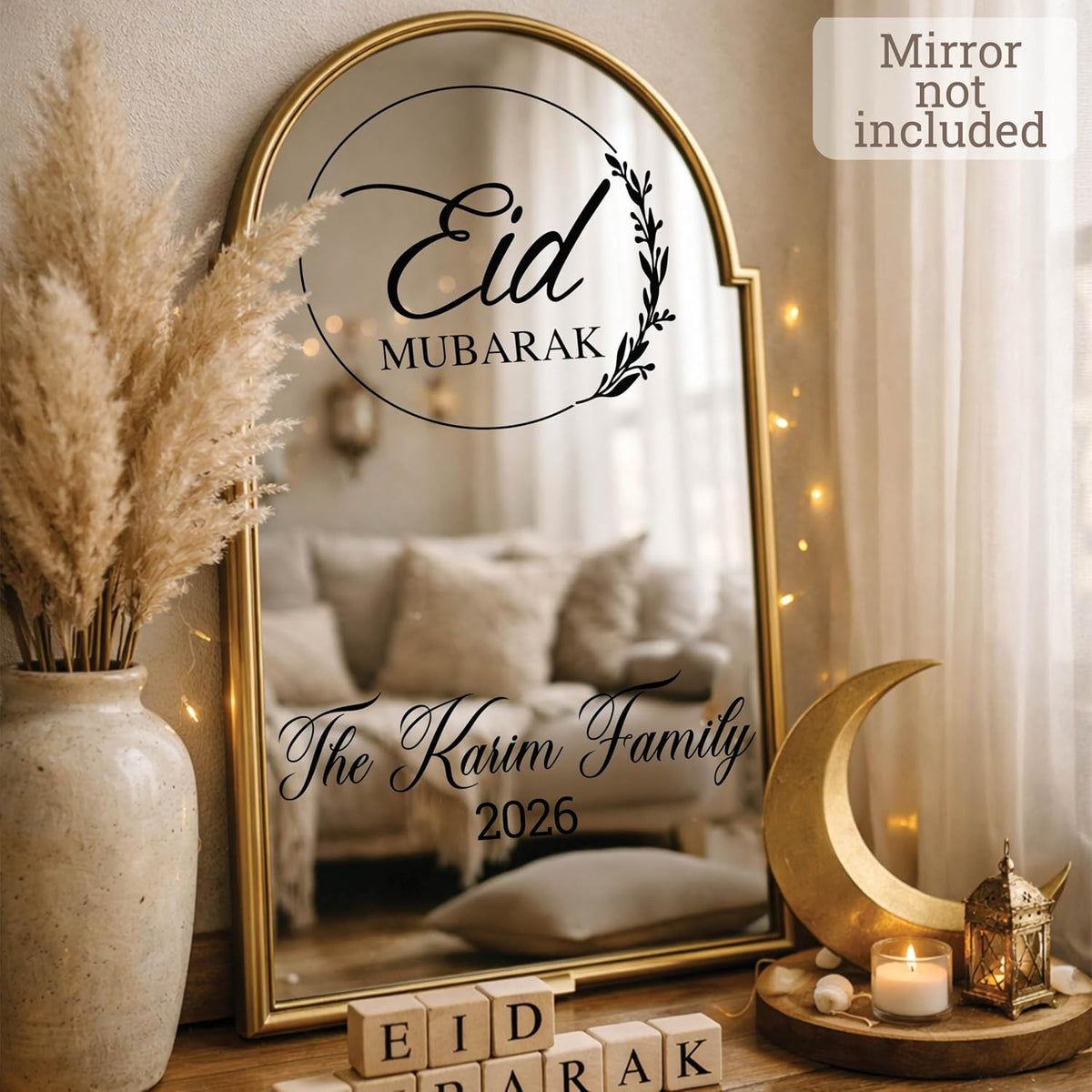 Personalized DIY Wedding Mirror Welcome Sign Decal - Custom Vinyl Sticker with Bride & Groom Names - Elegant Lettering for Bridal Shower, Reception Wall Decor, Event Signage