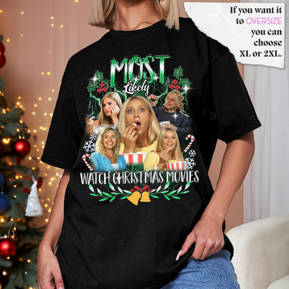 Custom Bootleg Rap Tee with Face & Text - Funny T-Shirt Gift for Boyfriend & Girlfriend