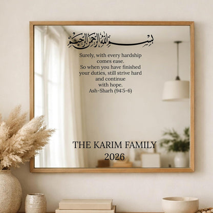 Personalized Welcome to Our Wedding Mirror Sign Decal DIY - Customized Bride and Groom Names - Lettering Elegant Happily Ever After Party Vinyl Sticker Wall Reception Decor