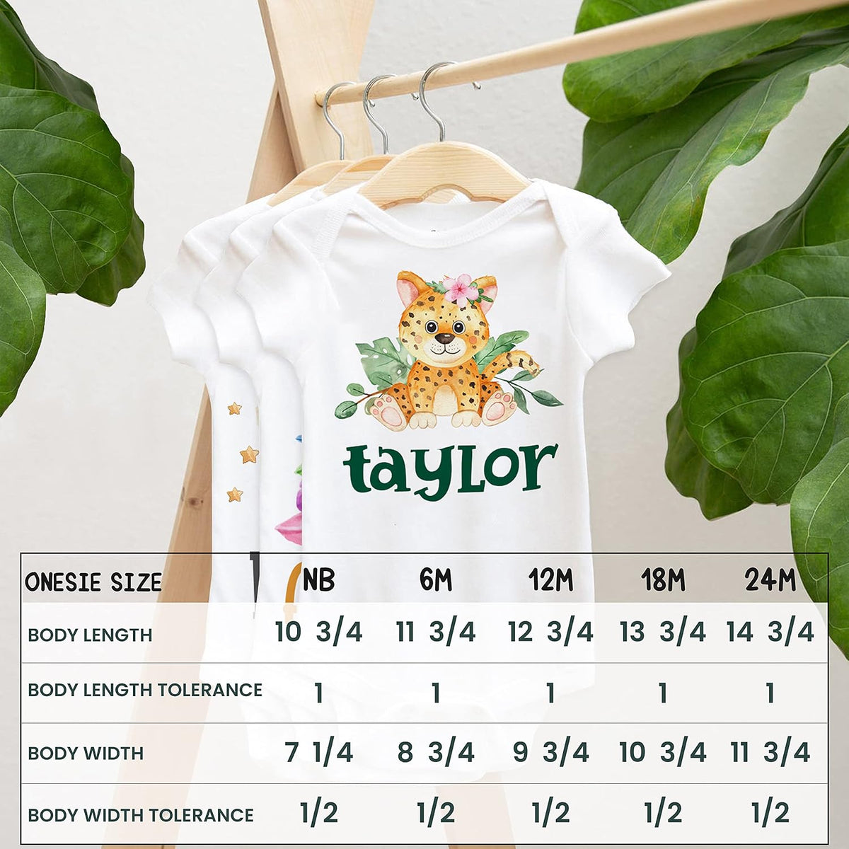 Personalized Baby Onesie with Name, Custom Funny Bodysuit Gift for Boy Girl