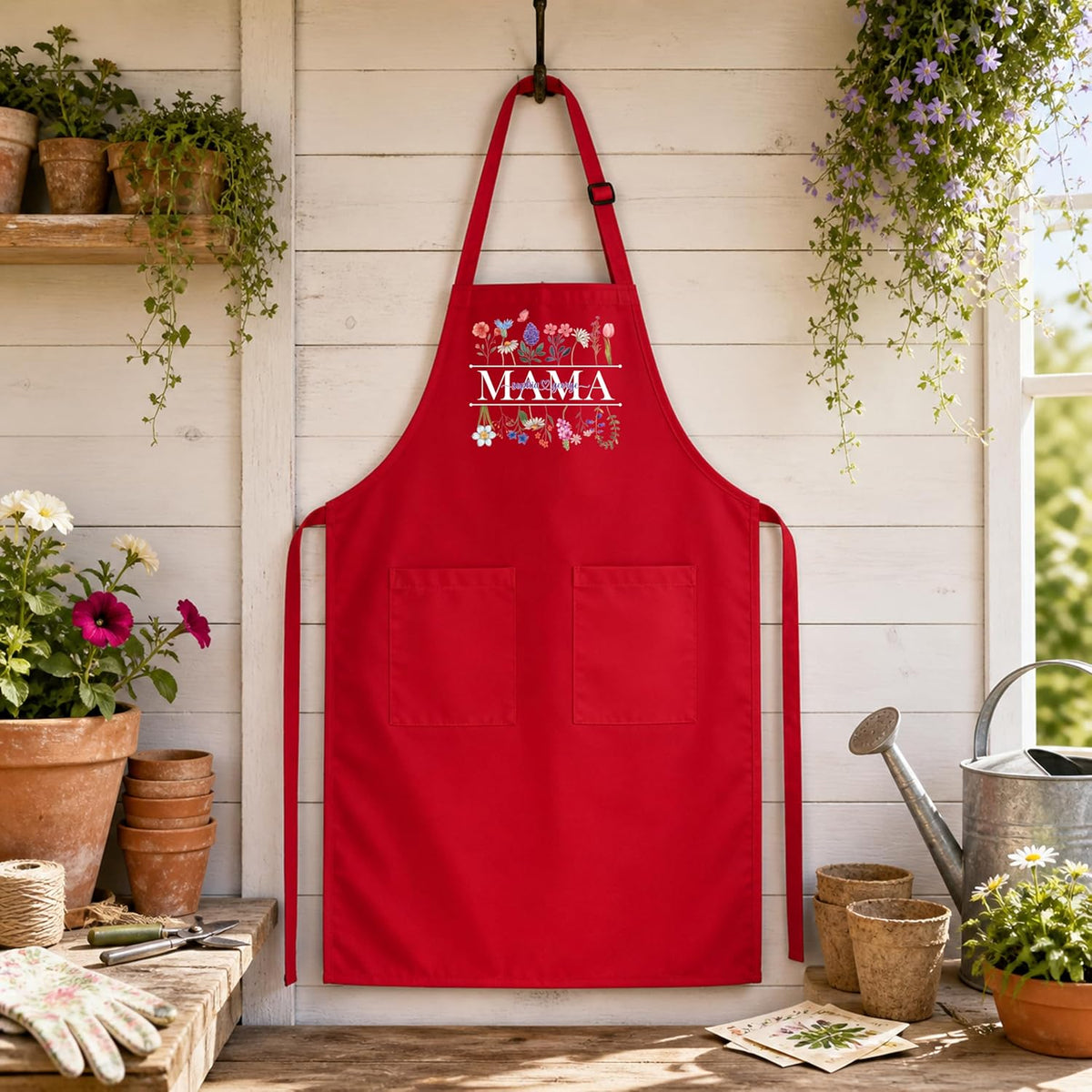 Zexpa Apparel Personalized Bakery Apron for Women with Custom Name and Logo Design, Adjustable Baking Apron