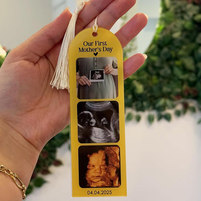 Personalized Photo Bookmark with Name, Custom 3-Photo Double-Sided Keepsake