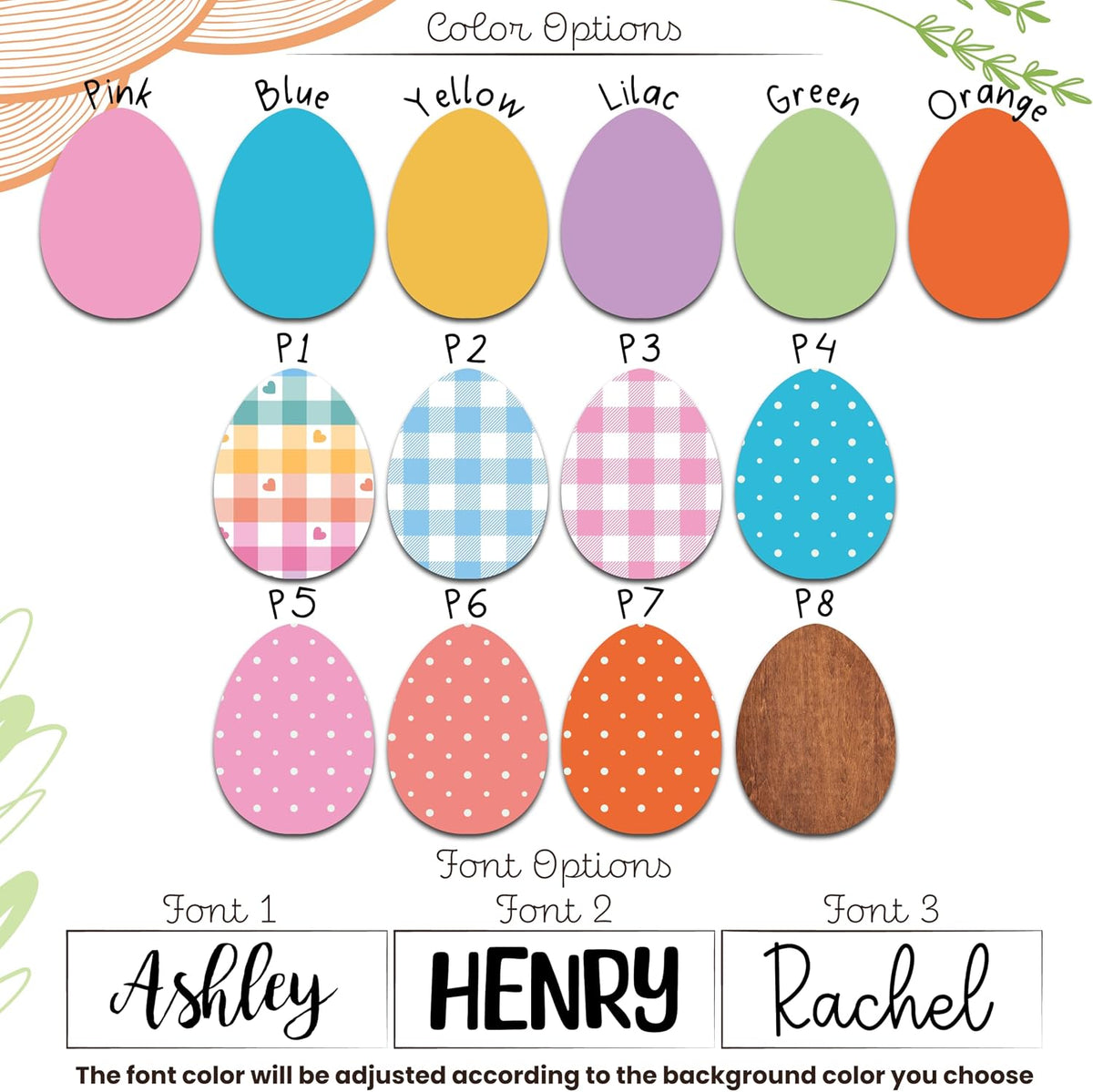 Personalized Easter Basket Name Tag, Custom Acrylic Carrot Gift