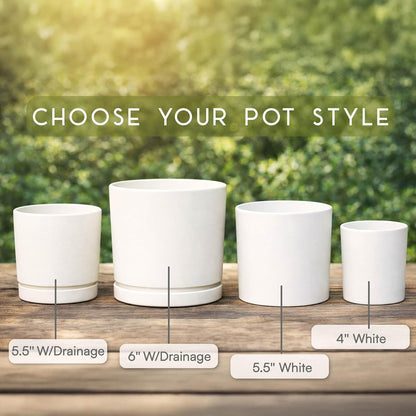 Personalized Grandma Gift - Custom Flower Pot with Names - Ceramic Planter Gift for Mom, Grandma's Garden for Grandma