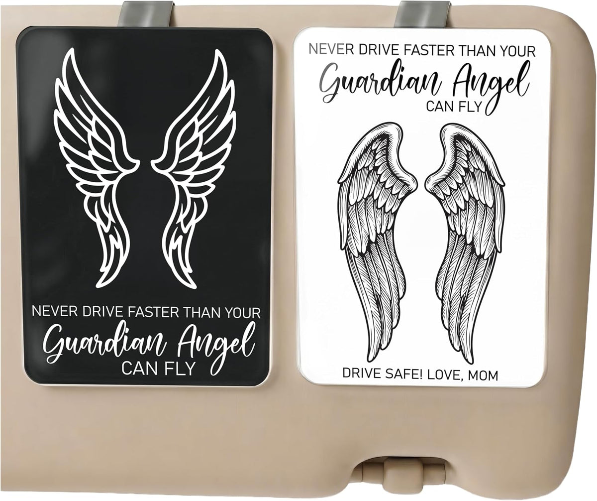 Personalized Car Visor Photo Clip – Custom Acrylic Picture Holder with Text, Gift for Dad, Mom, Husband, Wife, or Girlfriend