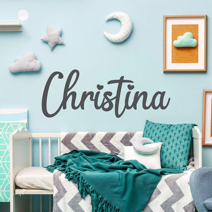 Personalized Name Wall Vinyl Decal, Custom Wall Art for Nursery and Bedroom