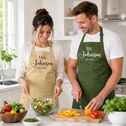 Zexpa Apparel Personalized Bakery Apron for Women with Custom Name and Logo Design, Adjustable Baking Apron