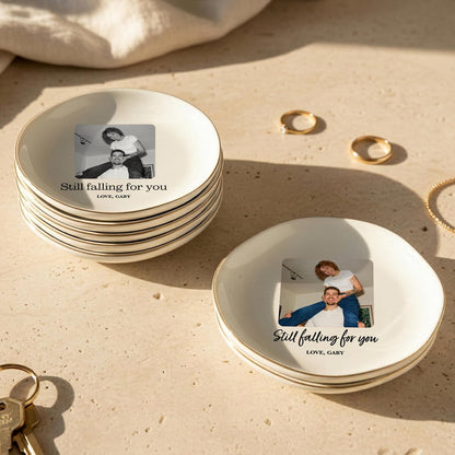 Personalized Ring Dish with Name, Custom Jewelry Tray Gift for Women, Bridesmaids, Mom, Grandma, or Best Friends