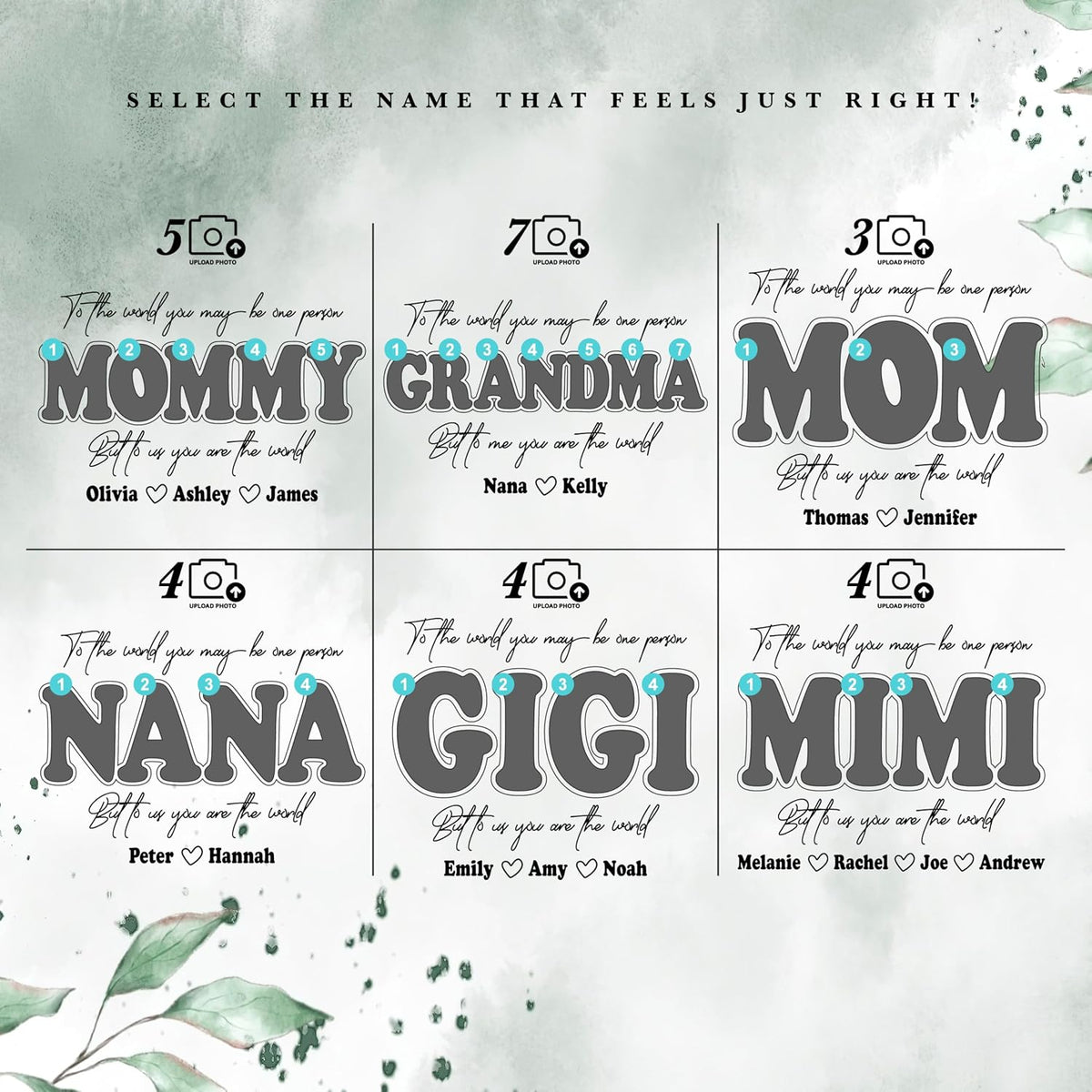 Custom Mom T-Shirt with Family Photos for Mother's Day, Birthdays, or Any Occasion - Personalized Apparel for Moms - Comfortable, and Unique - Upload Your Photo Black