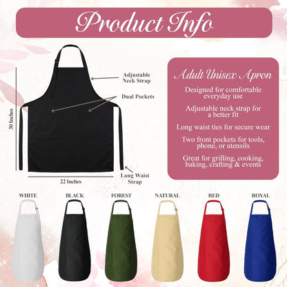 Zexpa Apparel Personalized Bakery Apron for Women with Custom Name and Logo Design, Adjustable Baking Apron