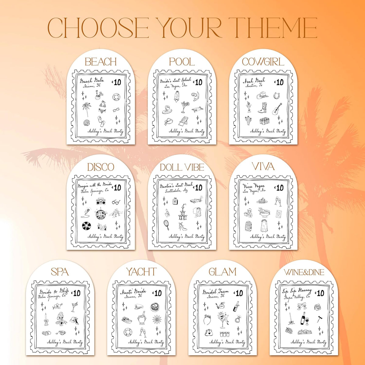 Personalized Beach Tote Bag, Custom Canvas Bachelorette Bridal Party Gift