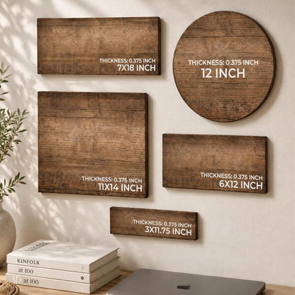 Personalized Welcome Wood Sign for Wall, Custom Family Home Farmhouse Decor