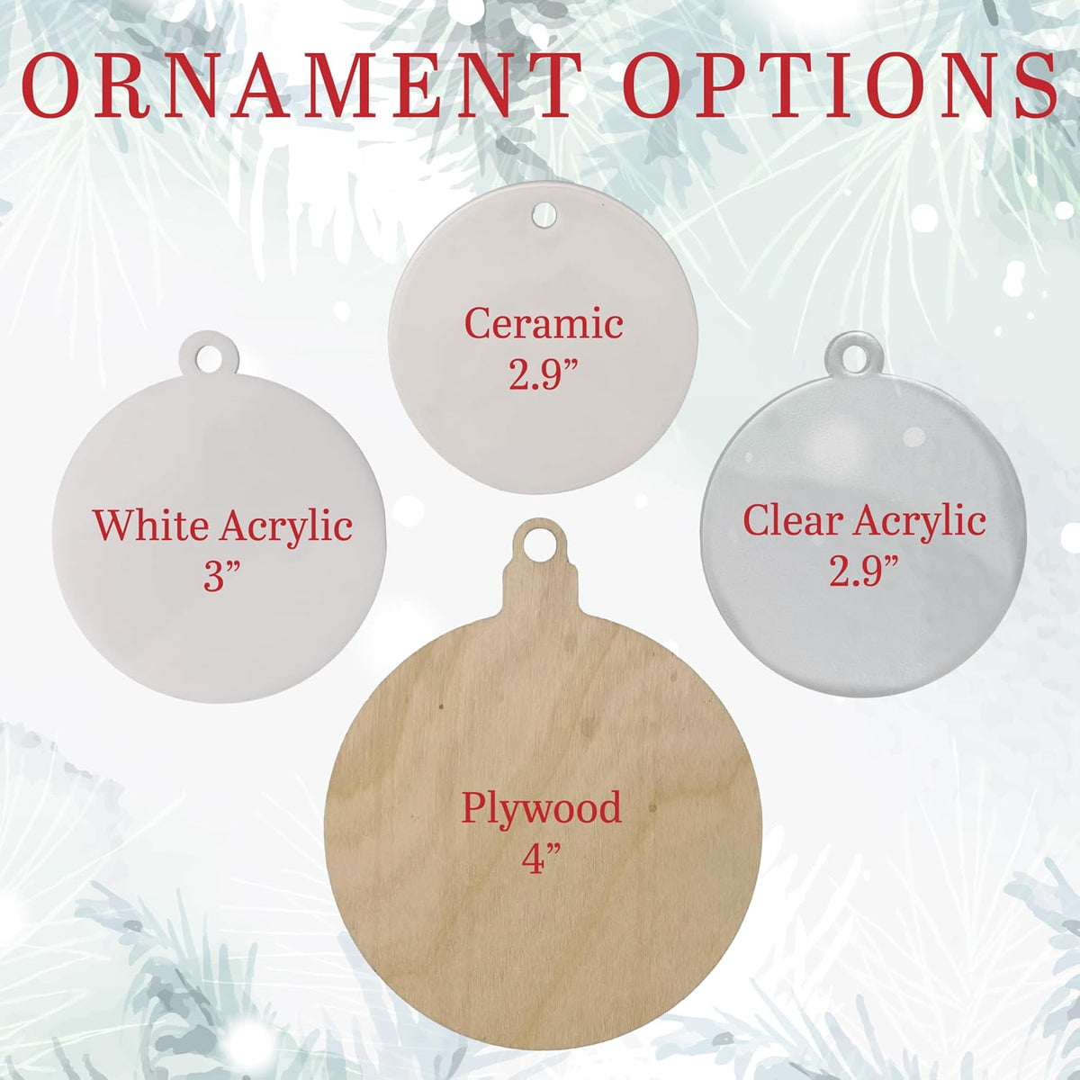 Christmas Name & Initial – Custom Ornament, Stocking & Santa Sack Options – Personalized Holiday Decor & Gift Bags