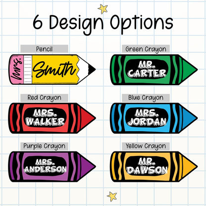 Personalized Teacher Pencil Holder with Name, Custom Desk Organizer Gift