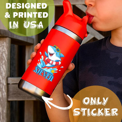 Personalized Waterproof Name Stickers, Custom Vinyl School Labels Toddler