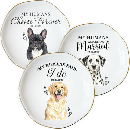 Personalized Ring Dish with Name, Custom Jewelry Tray Gift for Women, Bridesmaids, Mom, Grandma, or Best Friends