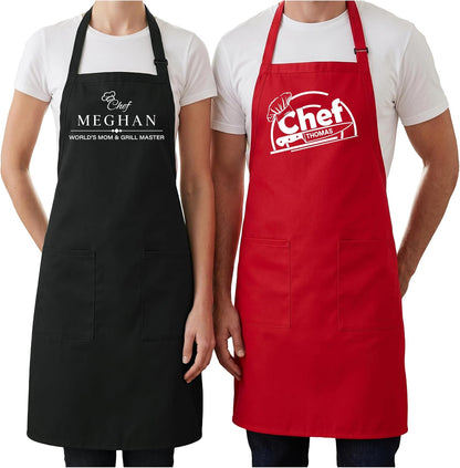 Zexpa Apparel Personalized Bakery Apron for Women with Custom Name and Logo Design, Adjustable Baking Apron