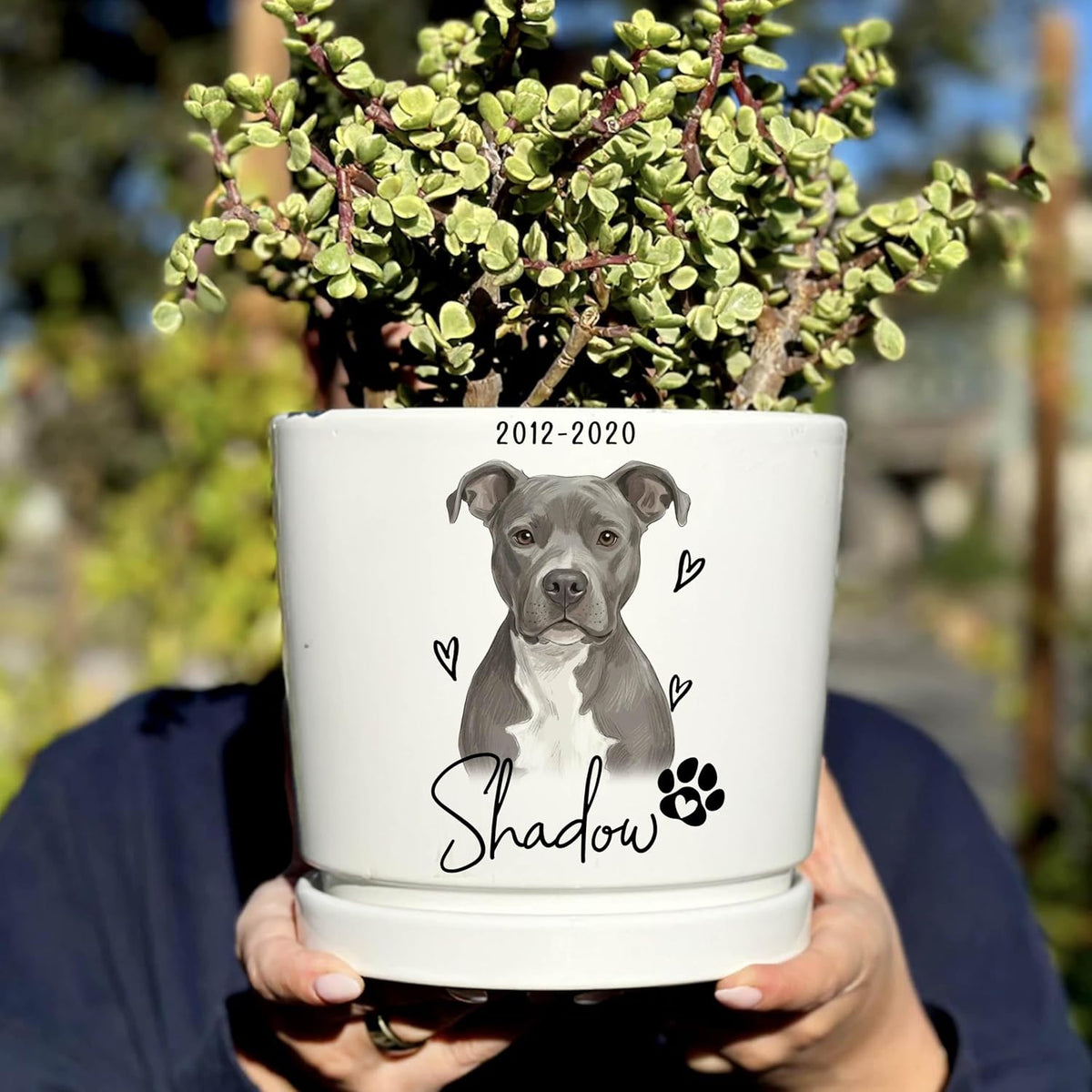 Personalized Grandma Gift - Custom Flower Pot with Names - Ceramic Planter Gift for Mom, Grandma's Garden for Grandma