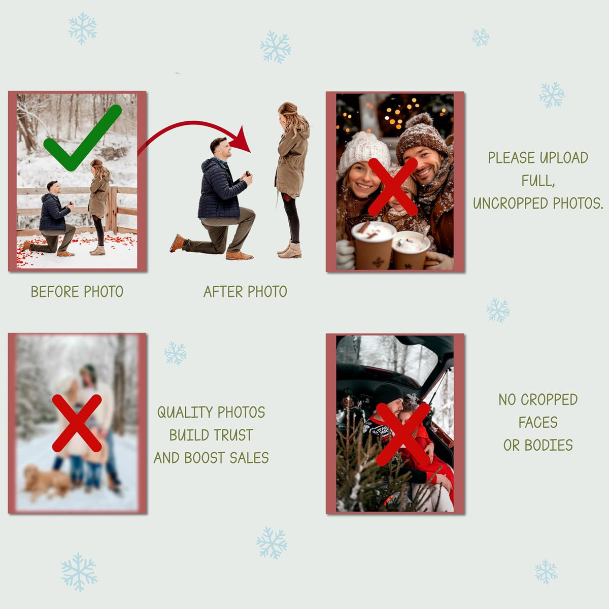 Personalized Christmas Photo Ornament, Custom Acrylic Snow Globe Keepsake with Name, Year & Picture, Holiday Tree Decoration Gift for Couples, Family, Wedding, Engagement, Pet Memorial