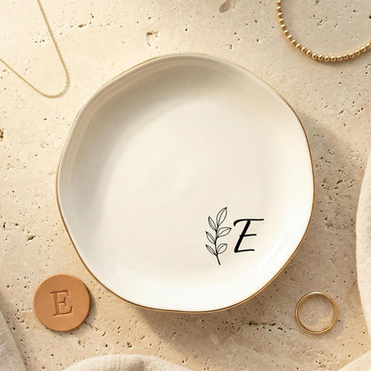 Personalized Ring Dish with Name, Custom Jewelry Tray Gift for Women, Bridesmaids, Mom, Grandma, or Best Friends