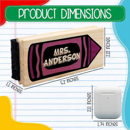 Custom Teacher Appreciation Gifts for Whiteboard - Personalized Thank You Eraser from Students