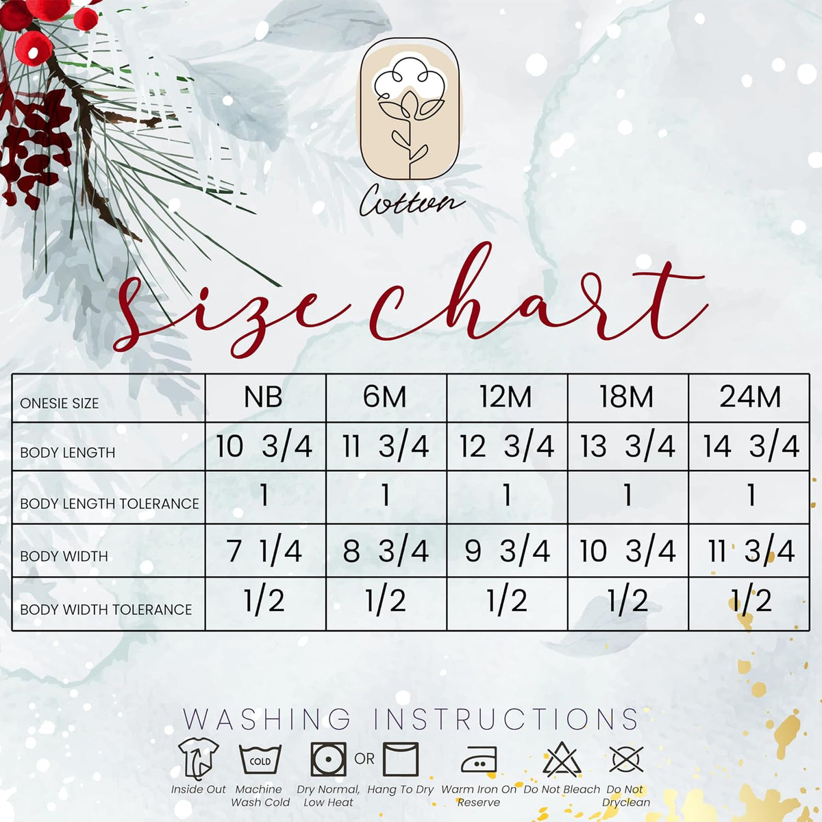 Zexpa Apparel Personalized Baby's First Christmas Baby's Onesie, Custom Cute Holiday Newborn Outfit for Girl & Boy, Customized Unisex Xmas Infant Baby Bodysuit