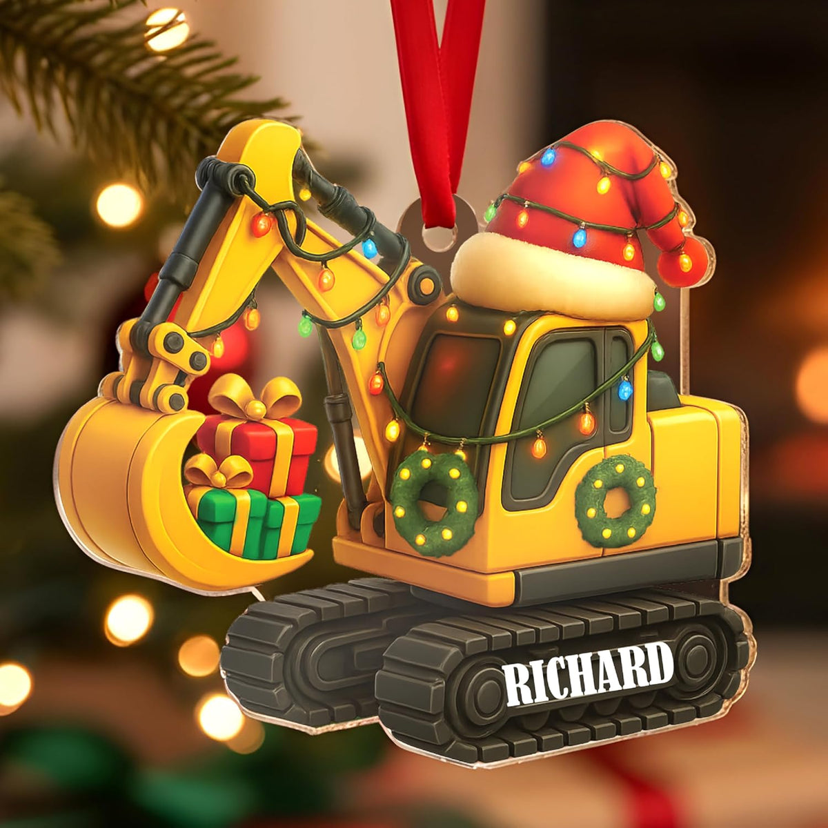 Christmas Name & Initial – Custom Ornament, Stocking & Santa Sack Options – Personalized Holiday Decor & Gift Bags