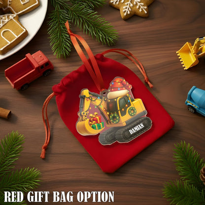 Christmas Name & Initial – Custom Ornament, Stocking & Santa Sack Options – Personalized Holiday Decor & Gift Bags
